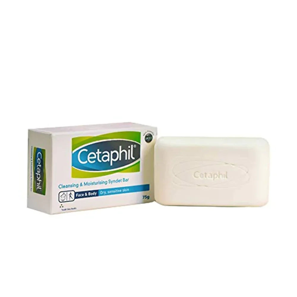 Cetaphil Cleansing & Moisturising Syndet Bar - 75gm