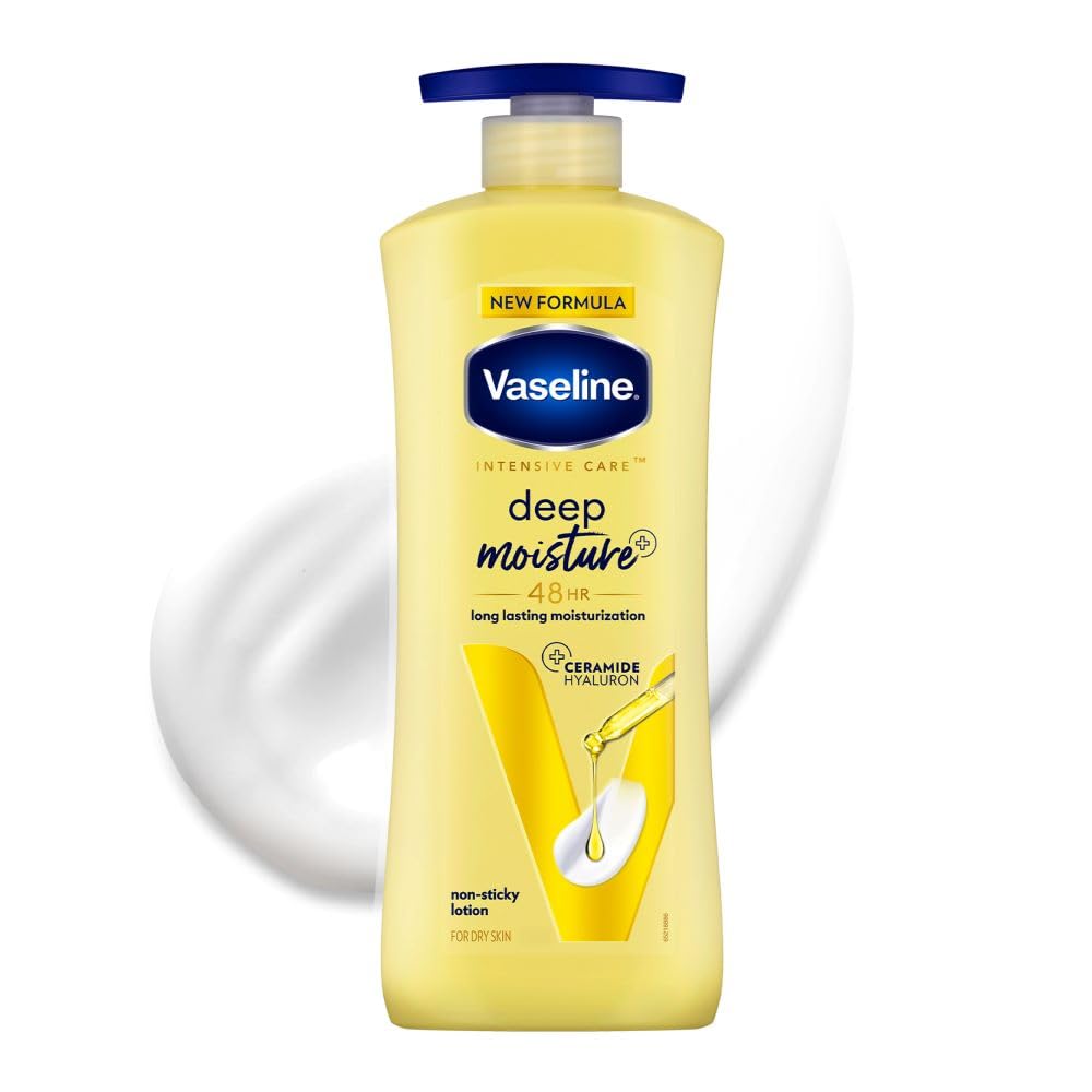 Vaseline Deep Moisture Body Lotion for Dry Skin - 600ml