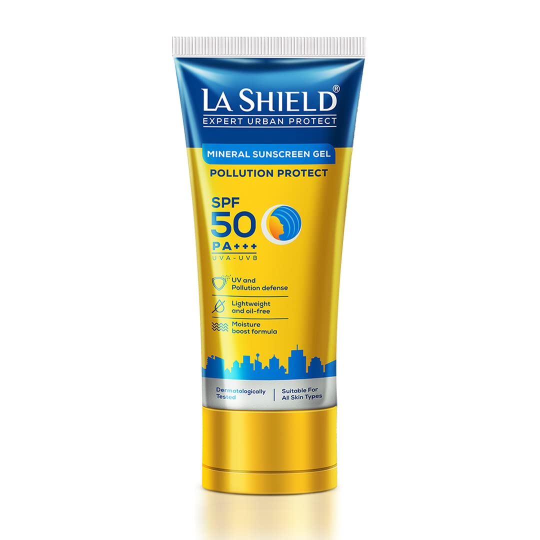 La Shield Pollution Protect Mineral Sunscreen Gel SPF 50