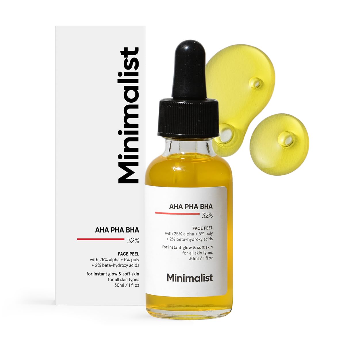 Minimalist 25% AHA + 2% BHA + 5% PHA Peeling Serum - 30ml