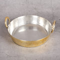 Copper Mart Artisanal Brass Flat Rondeau Griddle – Traditional Sweets & Searing Pan