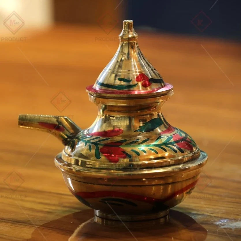 Copper Mart Artisanal Brass Ghee & Sauce Server – Heritage Tableware