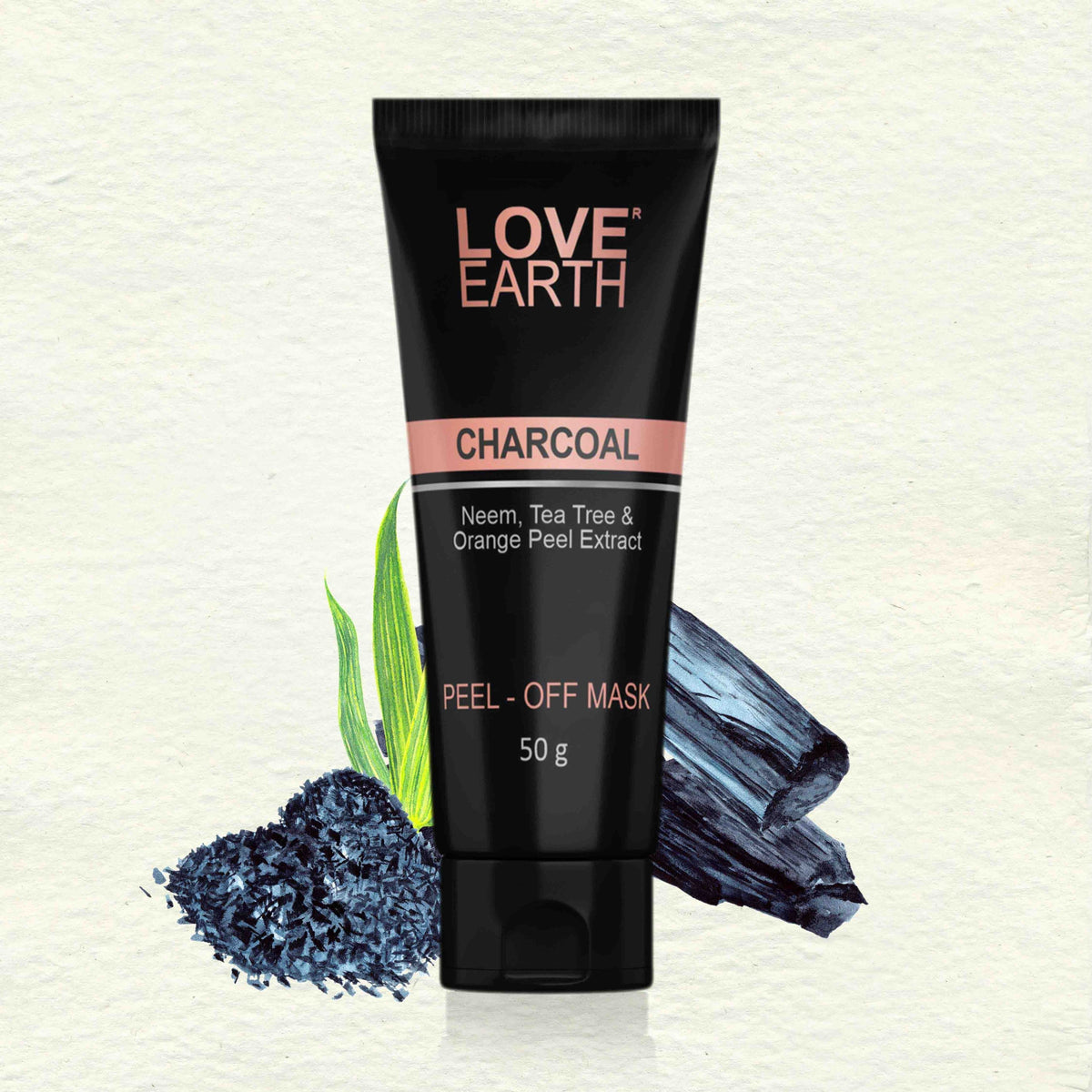 Love Earth Charcoal Peel Off Mask - 50gms