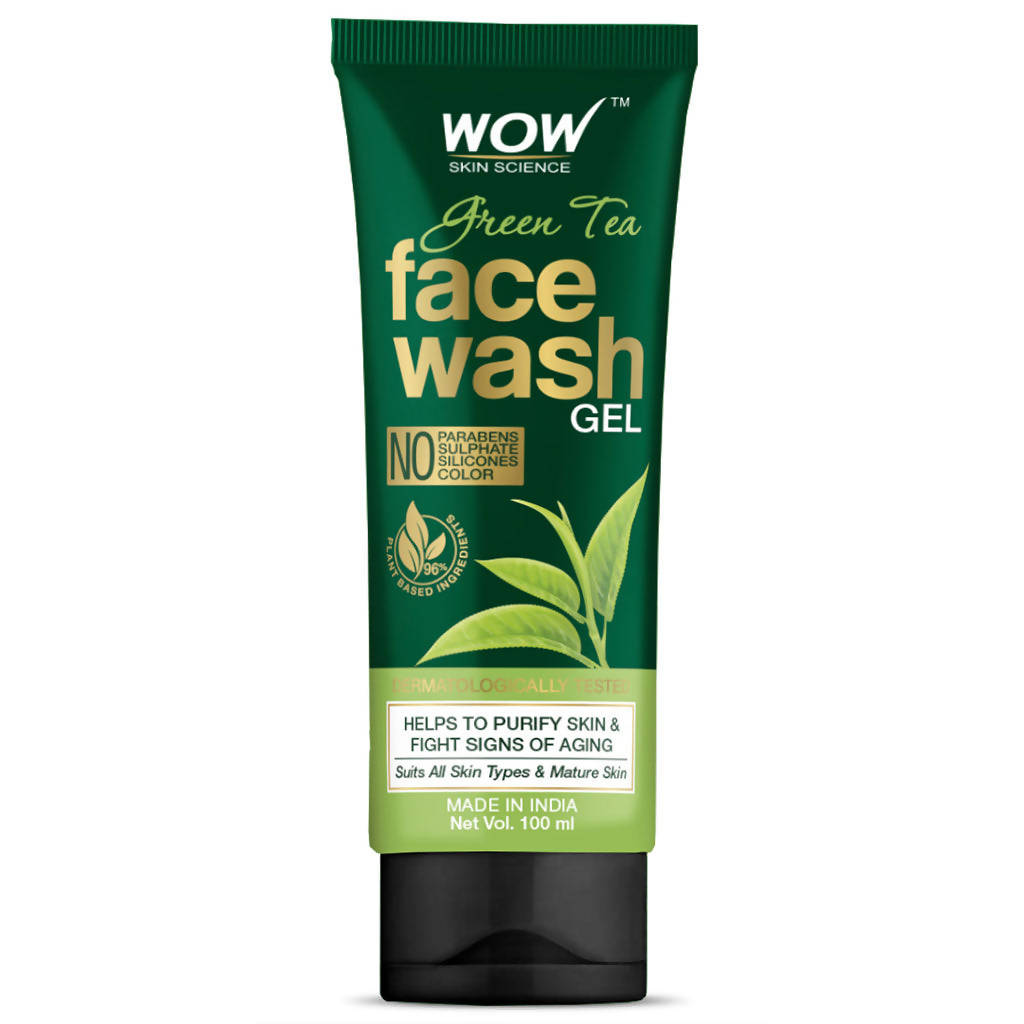 Wow Skin Science Green Tea Face Wash Gel - 100ml