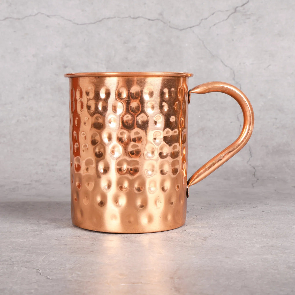 Copper Mart Copper Moscow Mule Mug – 16 oz Hand-Hammered, Solid Copper (Not Plated)