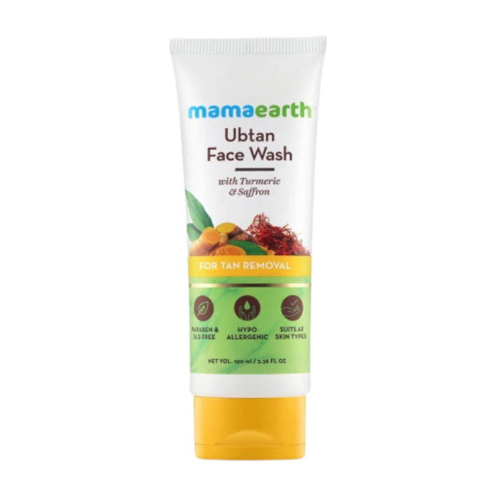 Mamaearth Ubtan Face Wash For Tan Removal - 100ml
