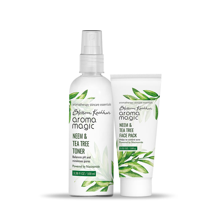 Blossom Kochhar Aroma Magic Anti Pimple Face Pack & Toner Combo