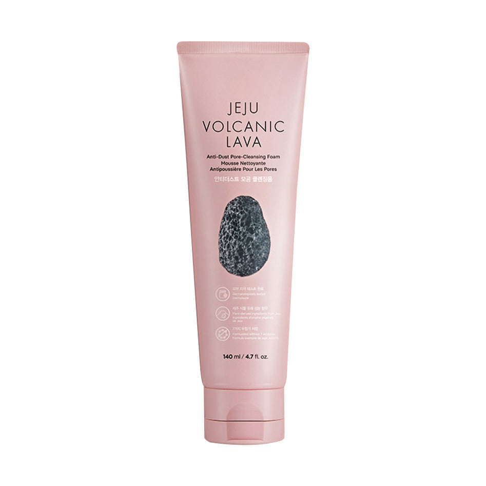 The Face Shop Jeju Volcanic Lava Anti Dust Pore Cleansing Foam - 140ml