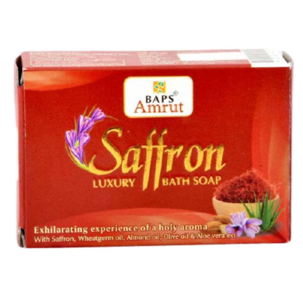 Baps Amrut Saffron Luxury Bath Soap - 100gms