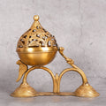 Copper Mart Artisanal Brass Oil Diffuser & Meditation Lantern – Stillness Tool