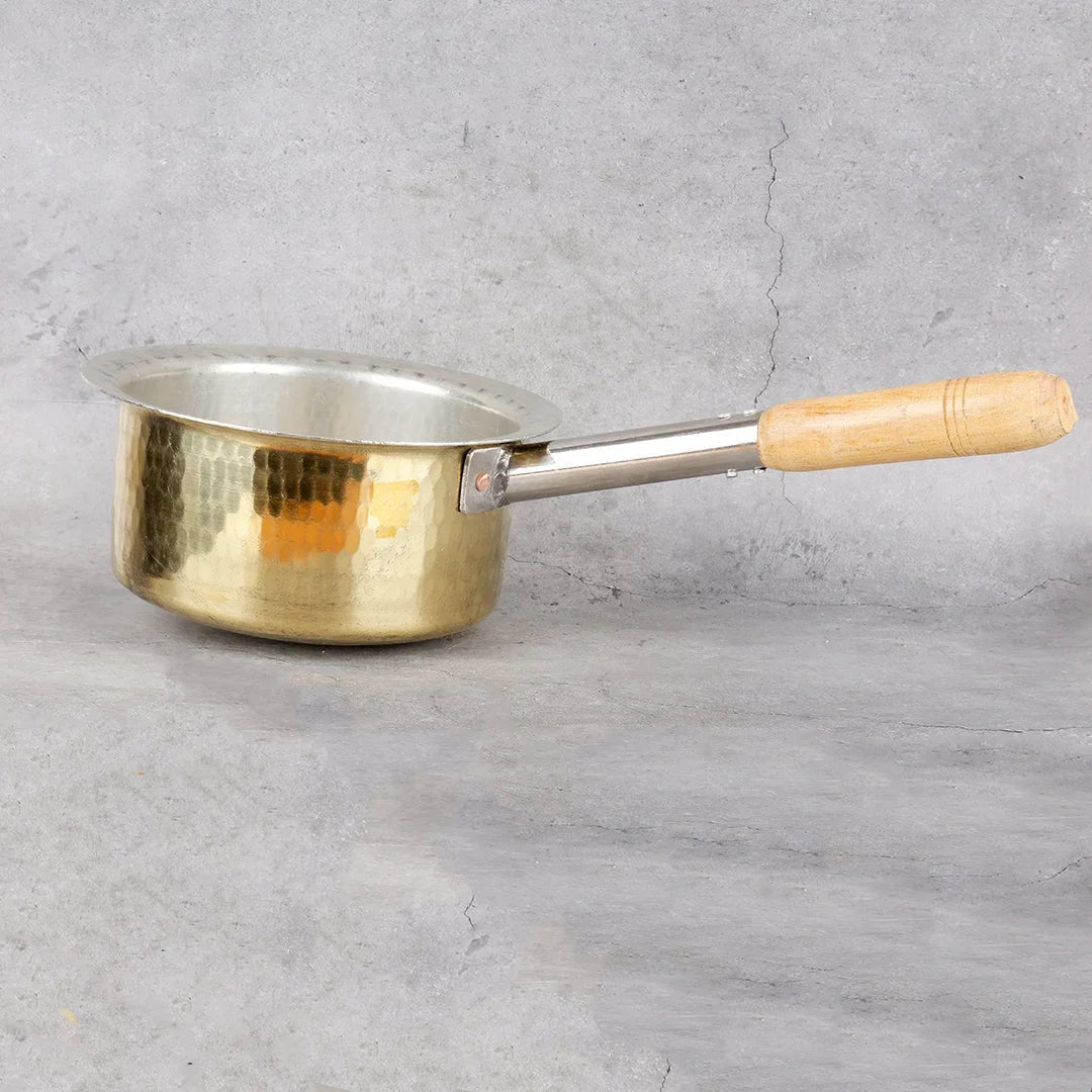 Copper Mart Artisanal Brass Stew Pot (Bhagona) – Heavy-Gauge Heritage Cookware