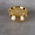 Copper Mart Brass Heritage Serving Dish (Lily Motif) – Traditional Hostess Ware
