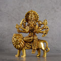 Copper Mart Sacred Brass Goddess Durga Statue – Symbol of Power & Protection