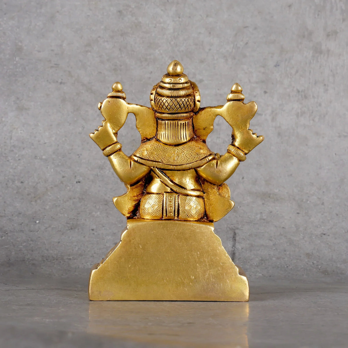 Copper Mart Brass Ganesha Statue – Hand-Cast Lord of Wisdom & New Beginnings