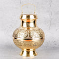 Copper Mart Sacred Brass Ganga Jali – Traditional Ritual Water Vessel