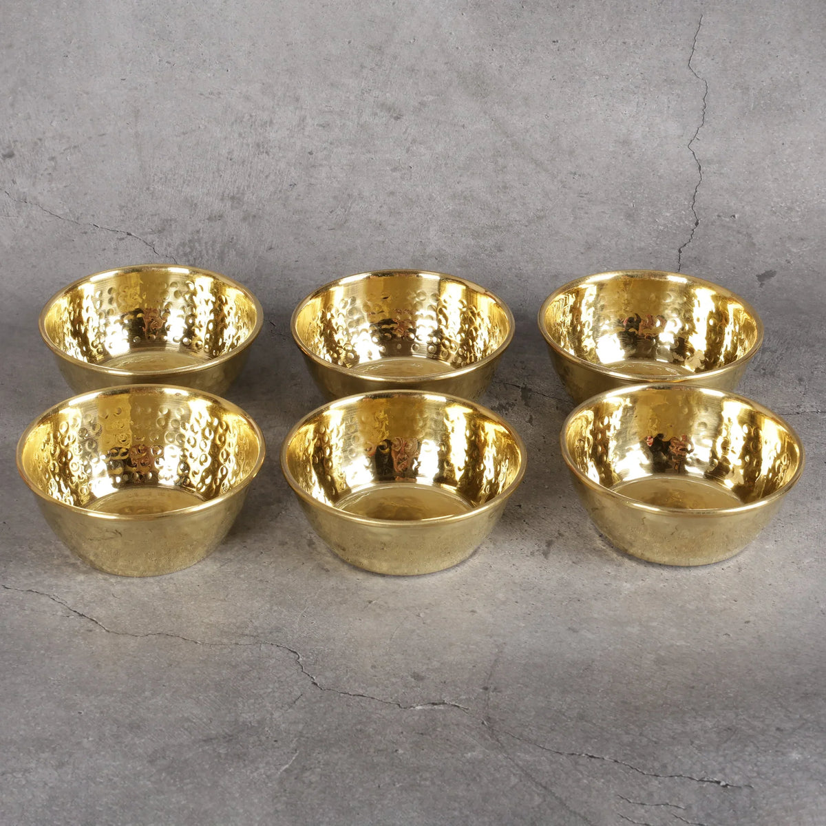 Copper Mart Brass Serving Bowl – Hand-Hammered Heritage Bowl, Tin-Lined (Kalai)