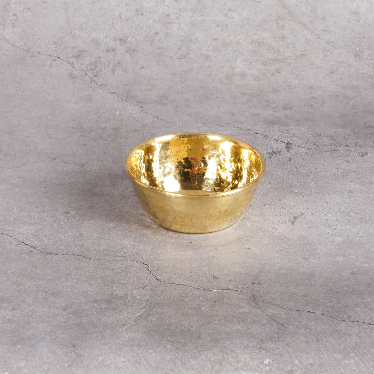 Copper Mart Brass Serving Bowl – Hand-Hammered Heritage Bowl, Tin-Lined (Kalai)