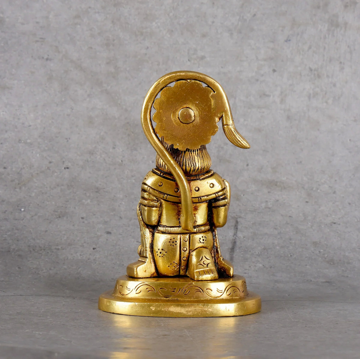 Copper Mart Brass Hanuman Statue – Hand-Cast Lord of Strength & Devotion