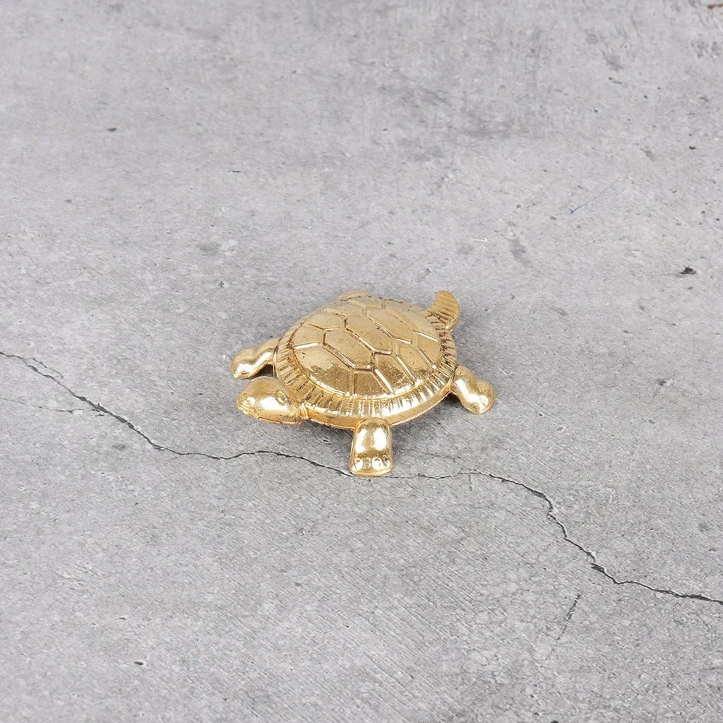Copper Mart Artisanal Brass Turtle Pair (Kachua) – Vastu & Feng Shui Decor