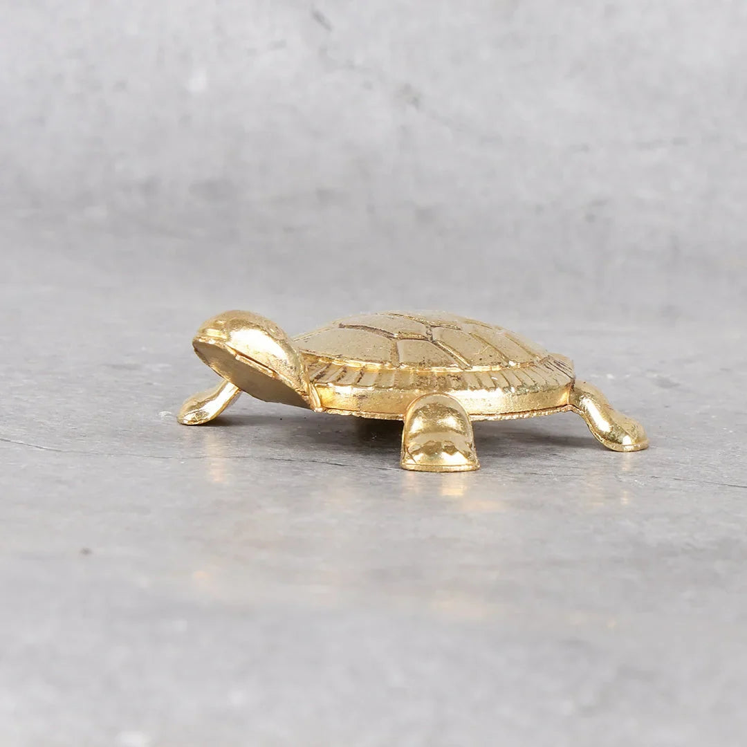 Copper Mart Artisanal Brass Turtle Pair (Kachua) – Vastu & Feng Shui Decor