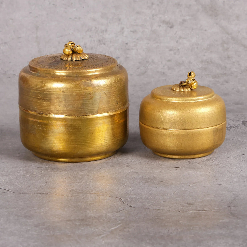 Copper Mart Miniature Brass Heritage Storage Jar – Artisanal Hostess Gift