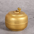 Copper Mart Miniature Brass Heritage Storage Jar – Artisanal Hostess Gift