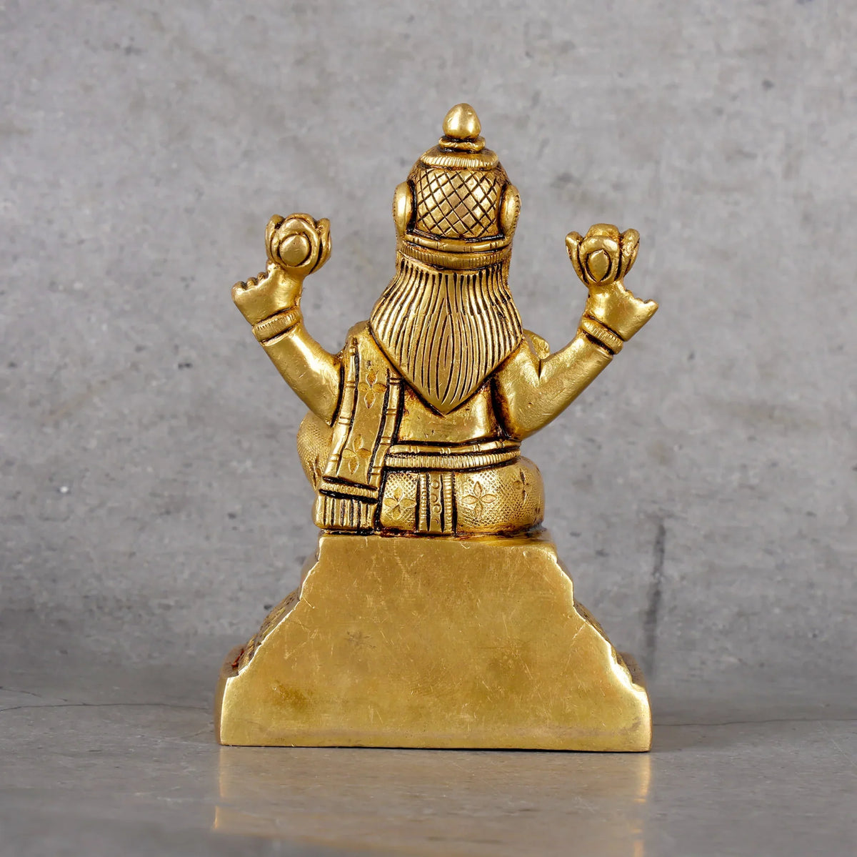 Copper Mart Sacred Brass Laxmi Statue – Goddess of Wealth & Prosperity