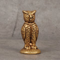 Copper Mart Brass Owl Statue – Hand-Cast Sculpture, Symbol of Wisdom & Prosperity