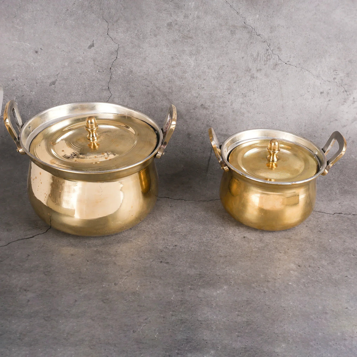Copper Mart Traditional Brass Rice & Grain Cooker – Heavy-Gauge Heritage Pot