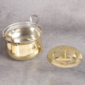 Copper Mart Traditional Brass Rice & Grain Cooker – Heavy-Gauge Heritage Pot