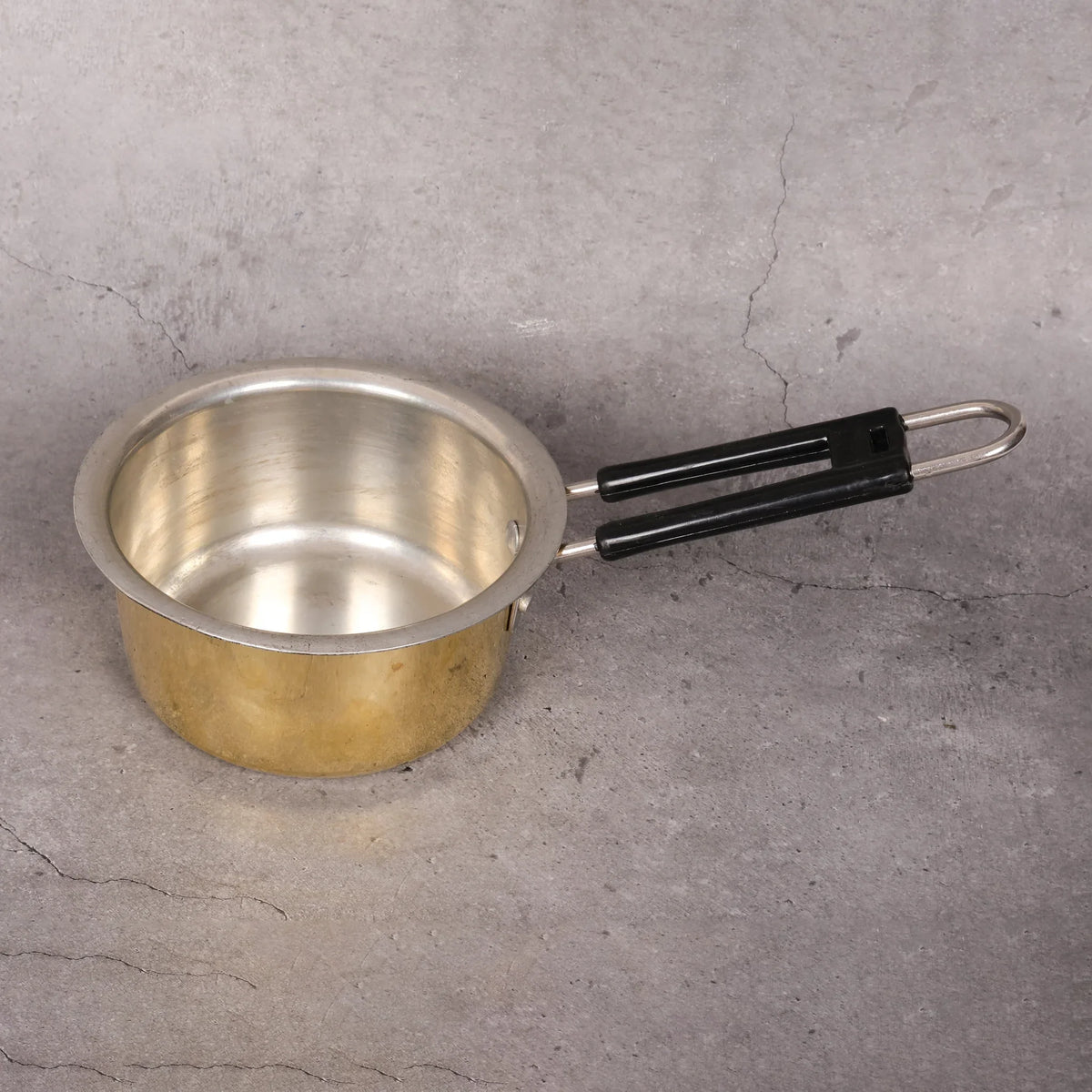 Copper Mart Artisanal Brass Saucepan – Heavy-Gauge Heritage Cookware