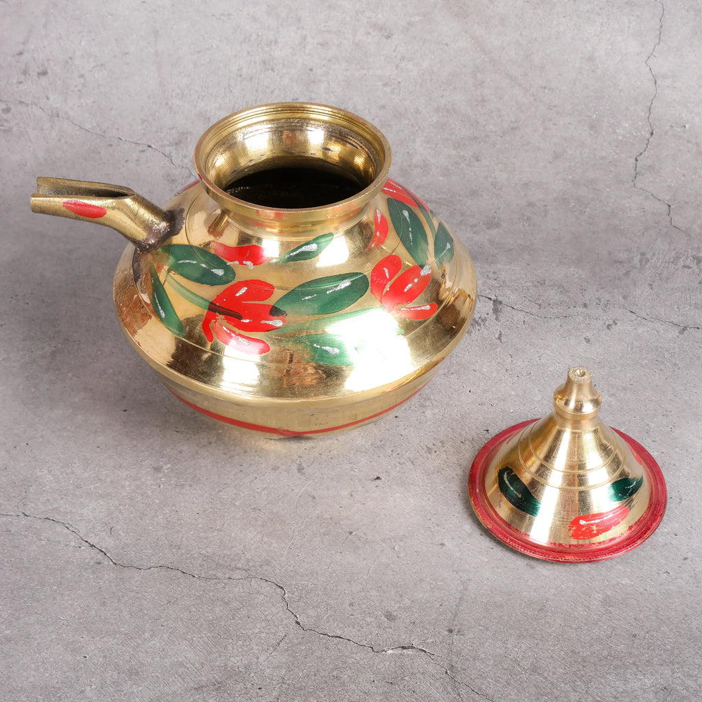 Copper Mart Artisanal Brass Ghee & Sauce Server – Heritage Tableware
