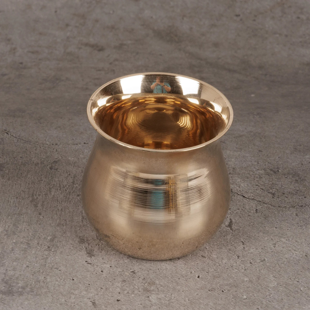 Copper Mart Sacred Bronze Kalash – Hand-Hammered Ritual Vessel