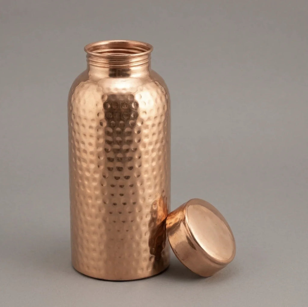 Copper Mart Copper Water Bottle – 57 oz & 84 oz, Leak-Proof, Solid Copper (Not Plated)