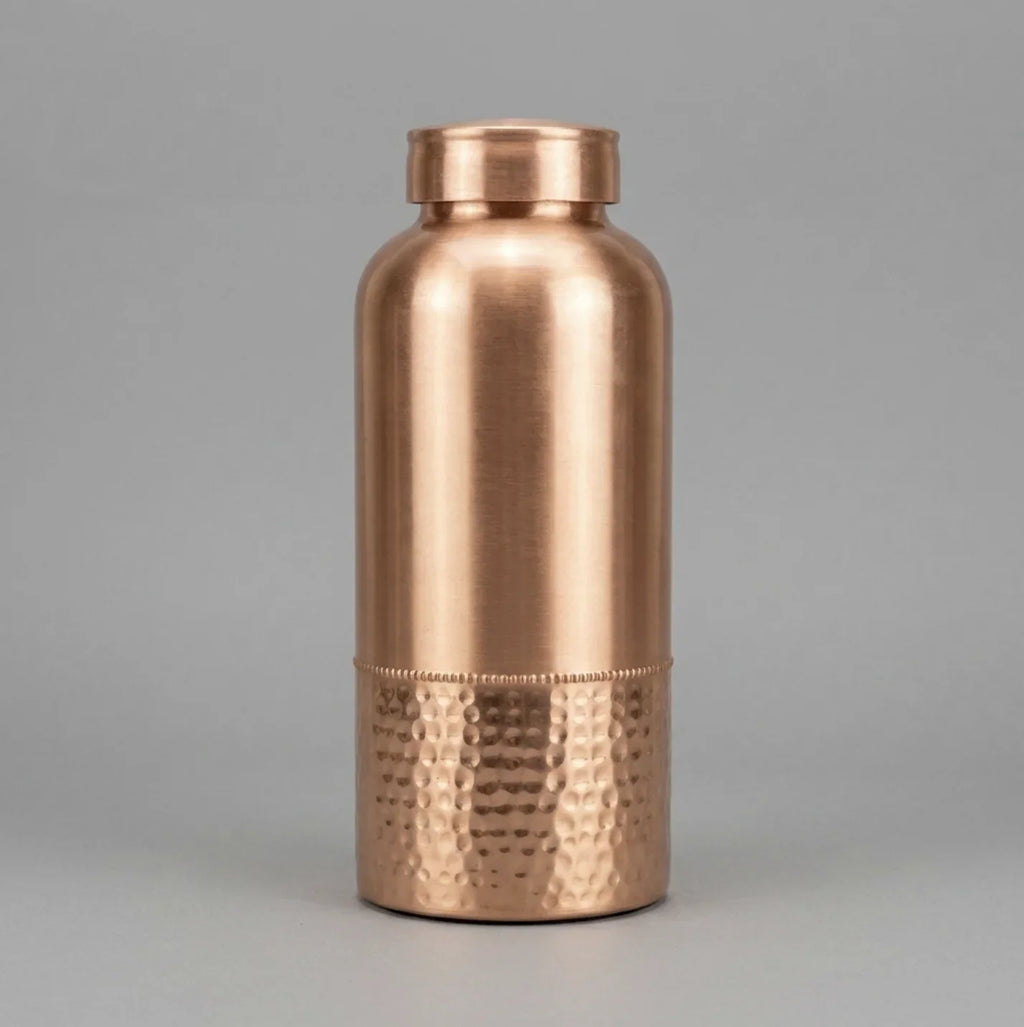 Copper Mart Copper Water Bottle – 57 oz & 84 oz, Leak-Proof, Solid Copper (Not Plated)