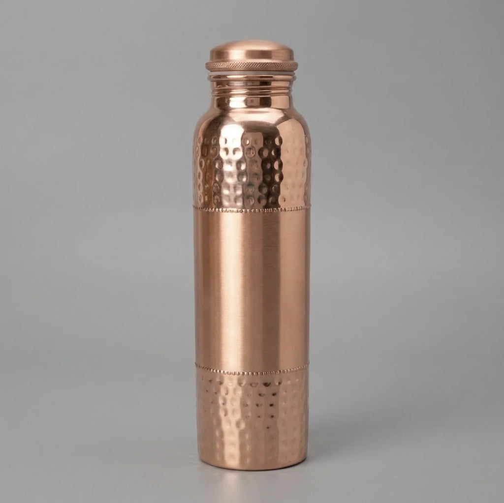Copper Mart Copper Water Bottle – 57 oz & 84 oz, Leak-Proof, Solid Copper (Not Plated)
