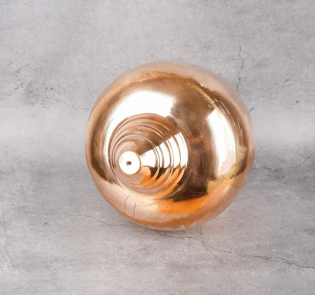 Copper Mart Hand-Hammered Copper Jaldhara – Sacred Ritual Water Drip, Solid Copper