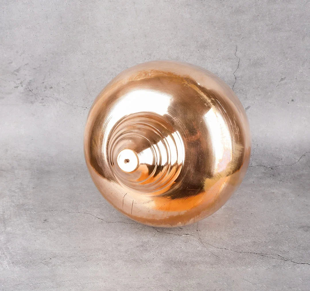 Copper Mart Hand-Hammered Copper Jaldhara – Sacred Ritual Water Drip, Solid Copper
