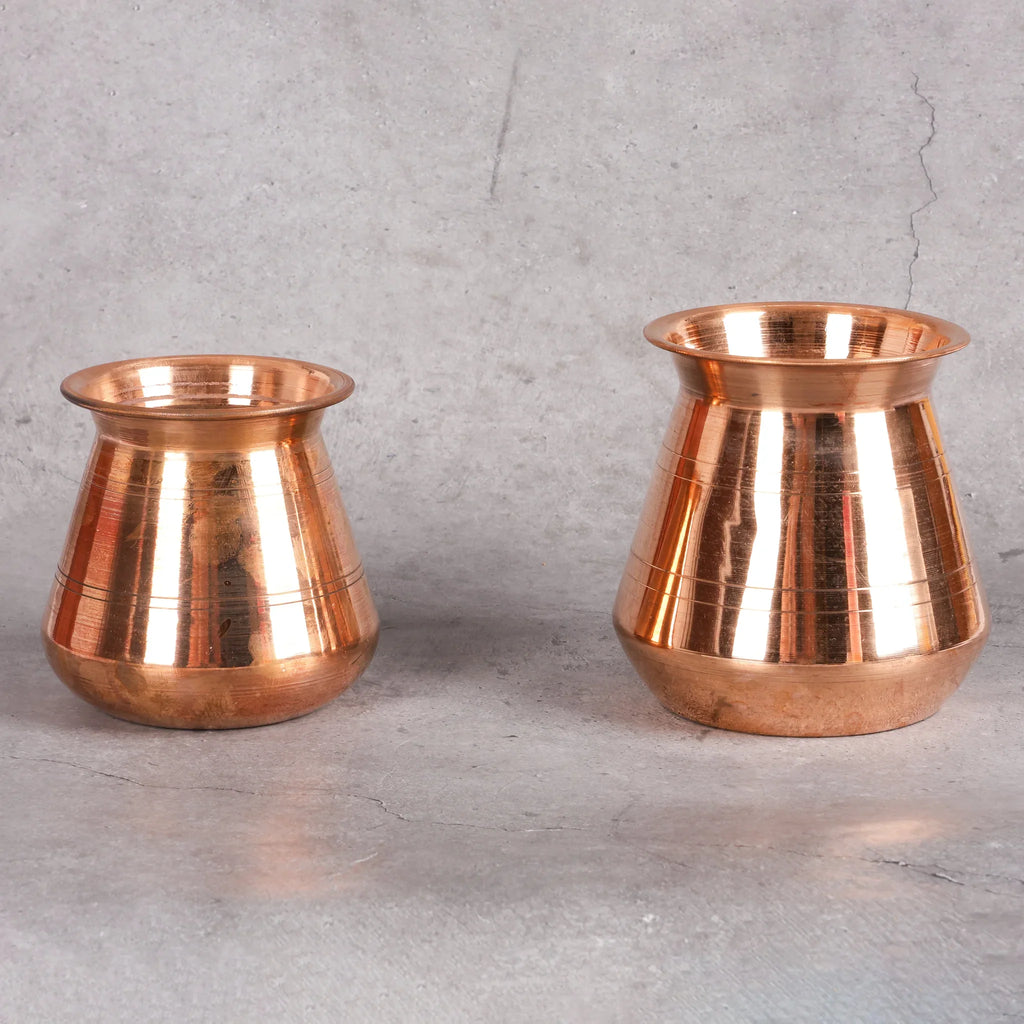 Copper Mart Copper Bedside Carafe – Nightstand Water Carafe, Solid Copper
