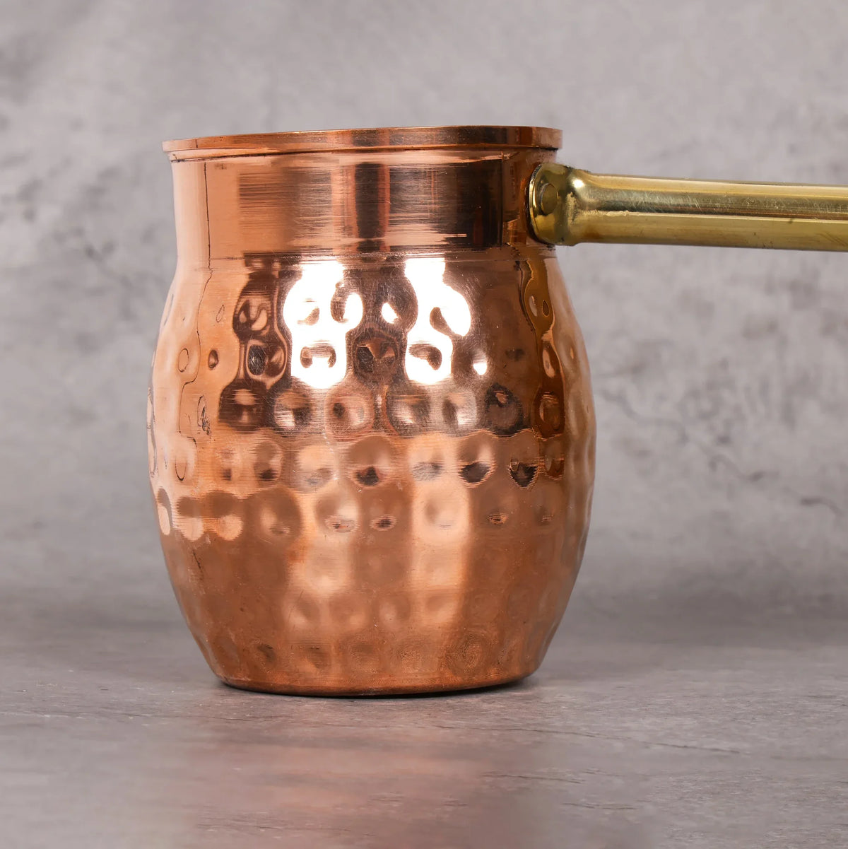 Copper Mart Hand-Hammered Copper Serving Ladle – Culinary Tool, Solid Copper