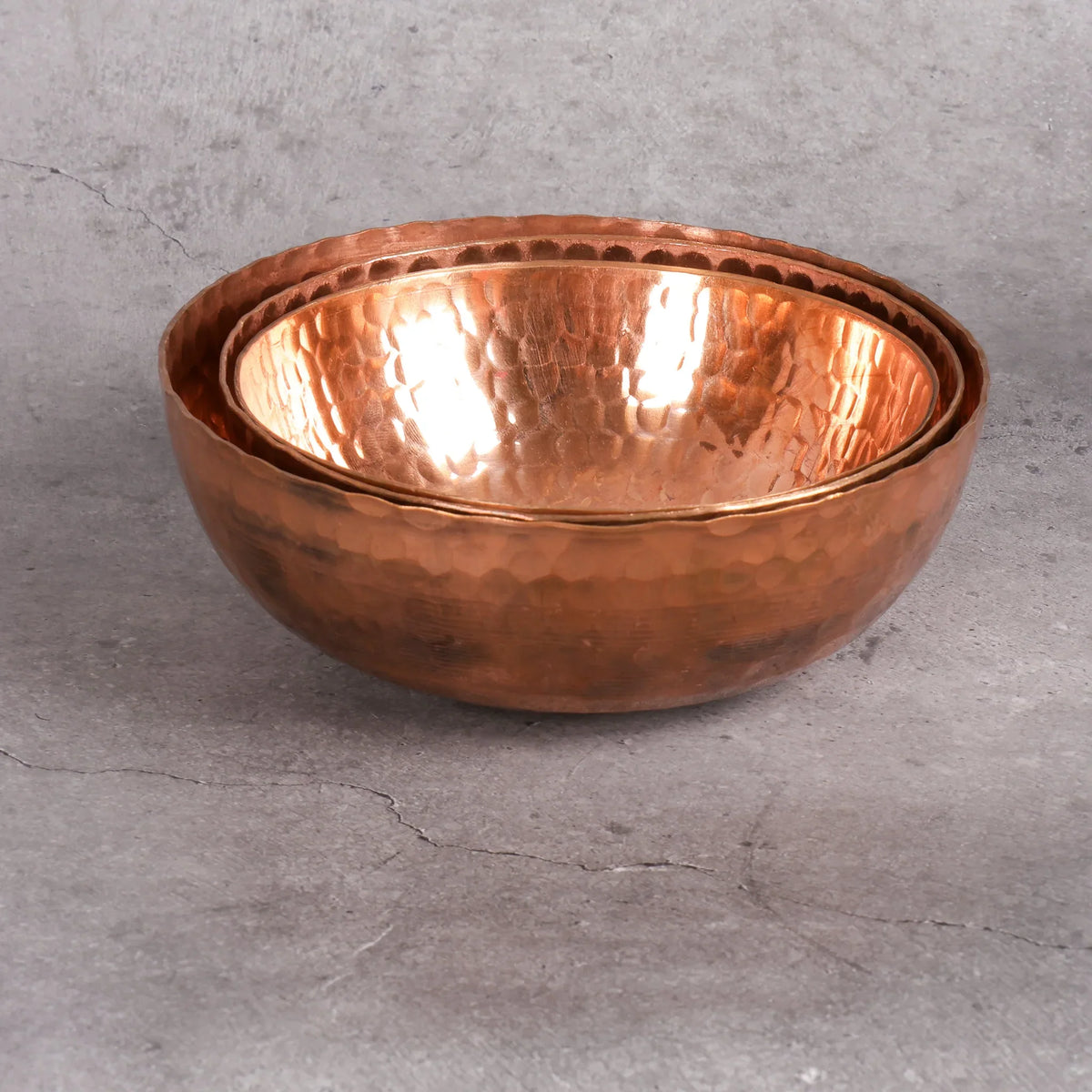 Copper Mart Artisanal Copper Prep & Basin Bowl – Heavy-Gauge Heritage Utility, Solid Copper