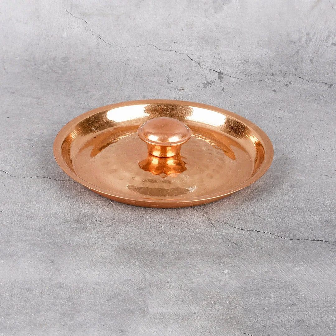 Copper Mart Hand-Hammered Copper Water Matka – Large Storage Vessel, Solid Copper