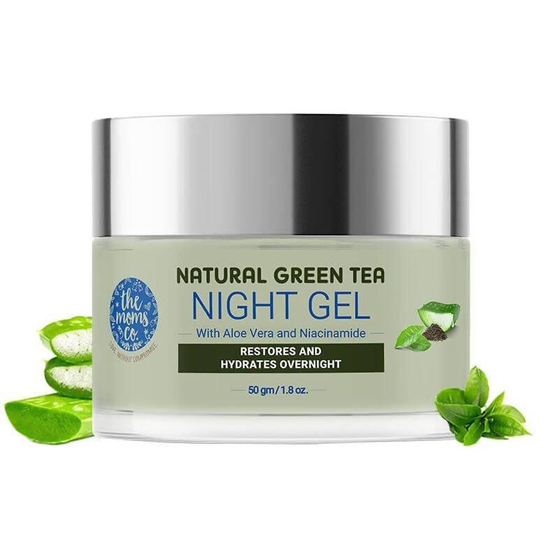 The Moms Co. Natural Green Tea Night Gel - 50g
