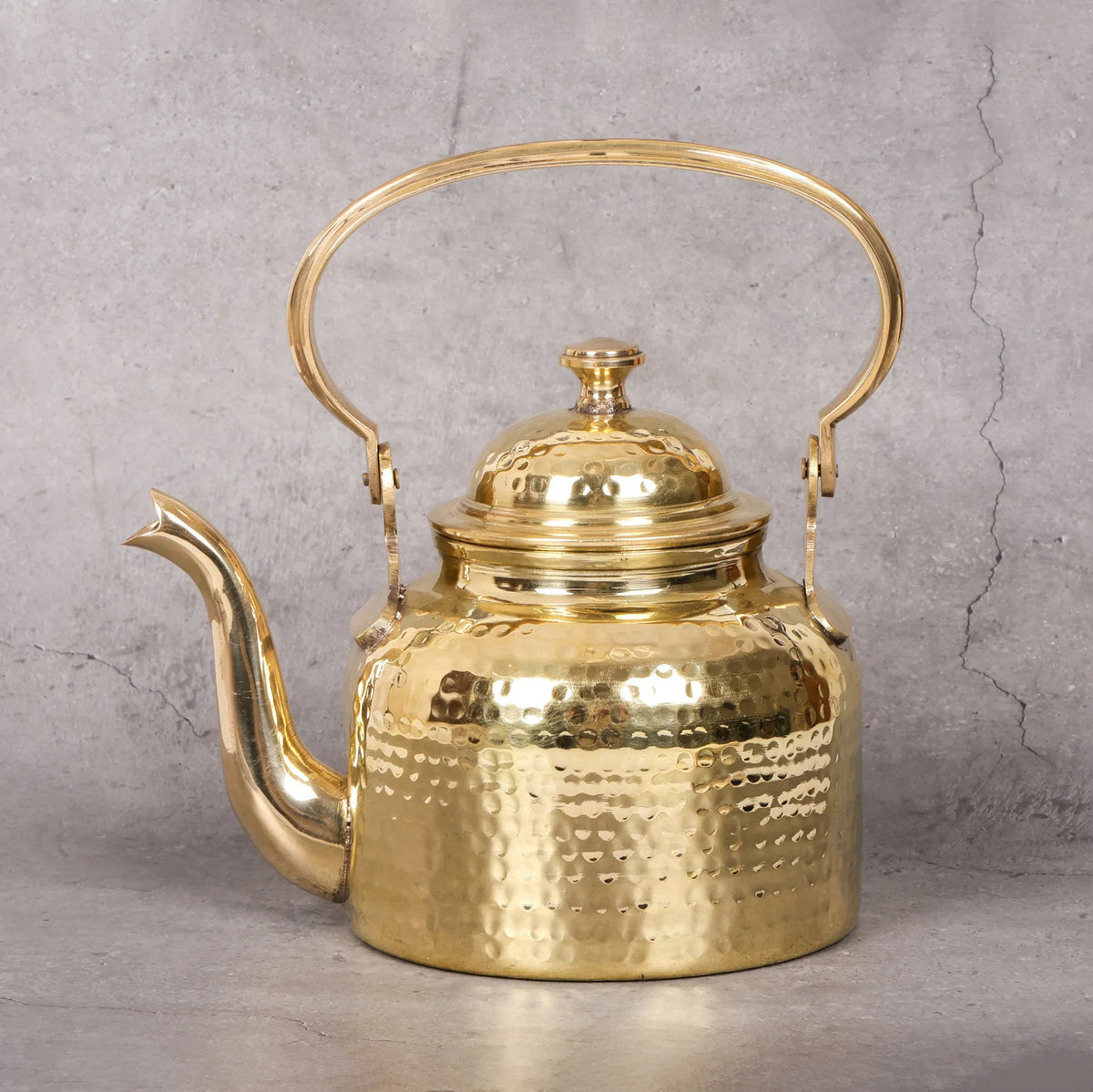 Copper Mart Pure Brass Tea Kettle – Artisanal Stovetop Tea Maker